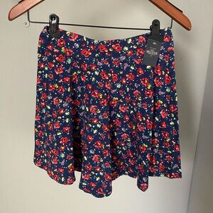 New! Hollister Floral Skirt